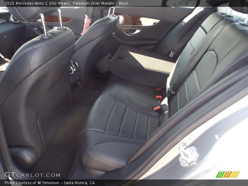 Paladium Silver Metallic / Black 2015 Mercedes-Benz C 300 4Matic