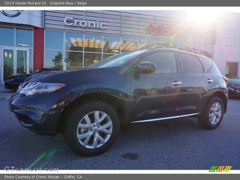 Graphite Blue / Beige 2014 Nissan Murano SV