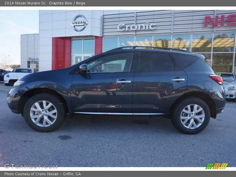 Graphite Blue / Beige 2014 Nissan Murano SV