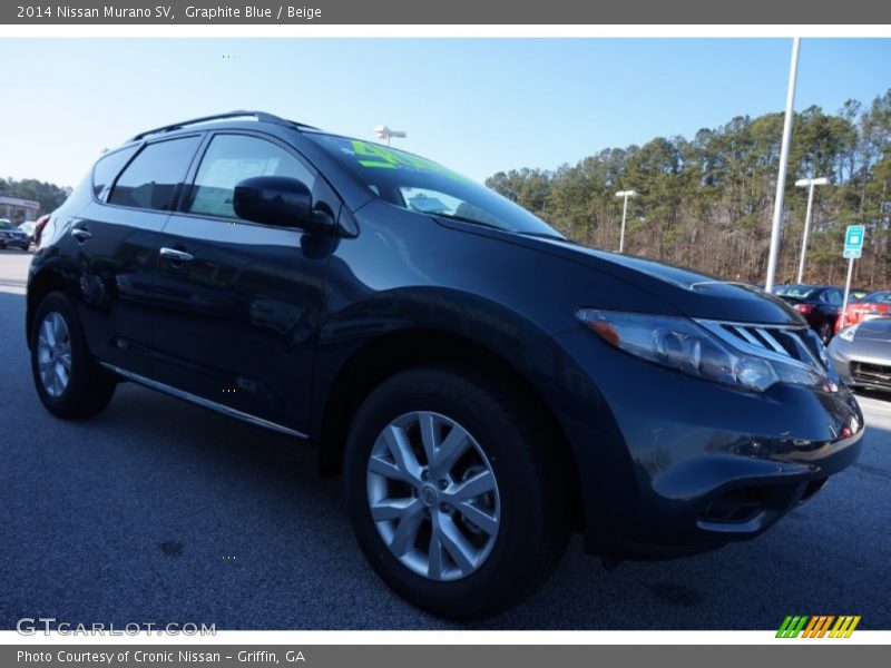 Graphite Blue / Beige 2014 Nissan Murano SV