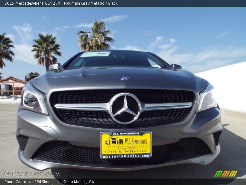 Mountain Grey Metallic / Black 2015 Mercedes-Benz CLA 250