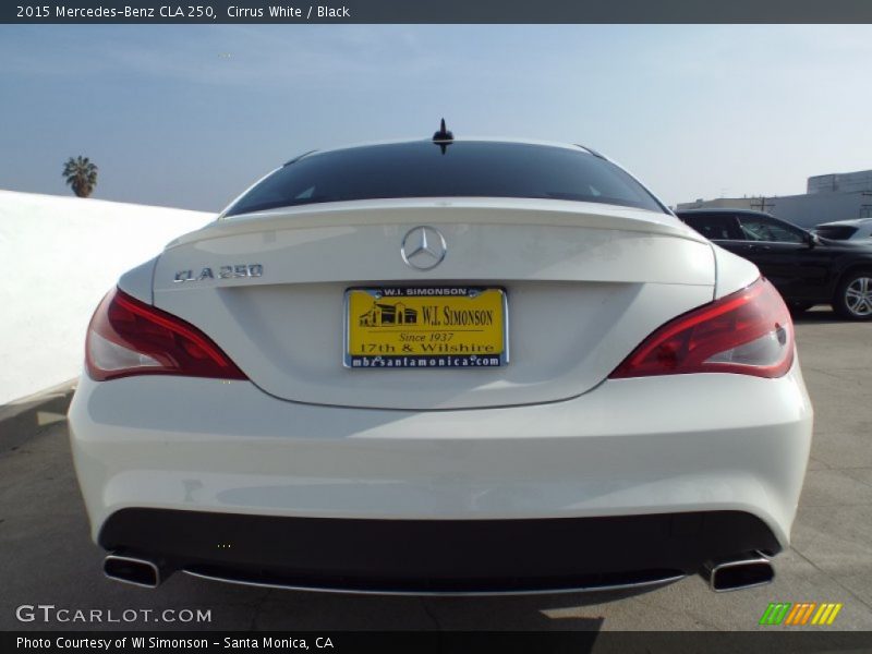 Cirrus White / Black 2015 Mercedes-Benz CLA 250
