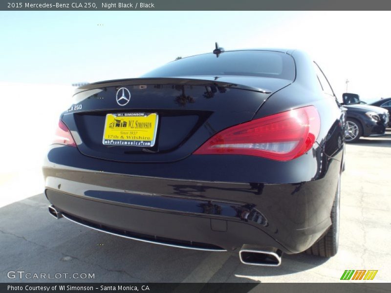 Night Black / Black 2015 Mercedes-Benz CLA 250