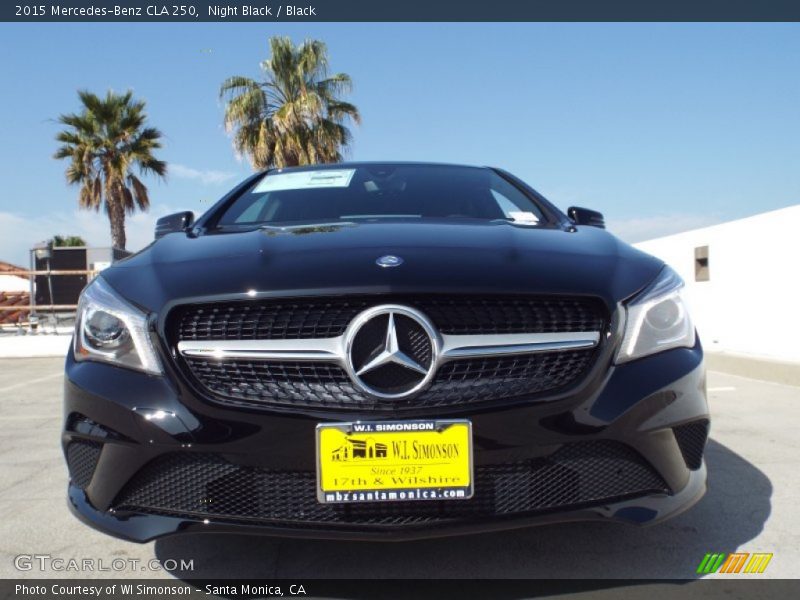 Night Black / Black 2015 Mercedes-Benz CLA 250