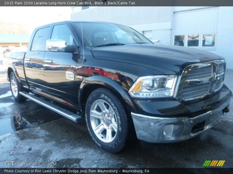 Front 3/4 View of 2015 1500 Laramie Long Horn Crew Cab 4x4