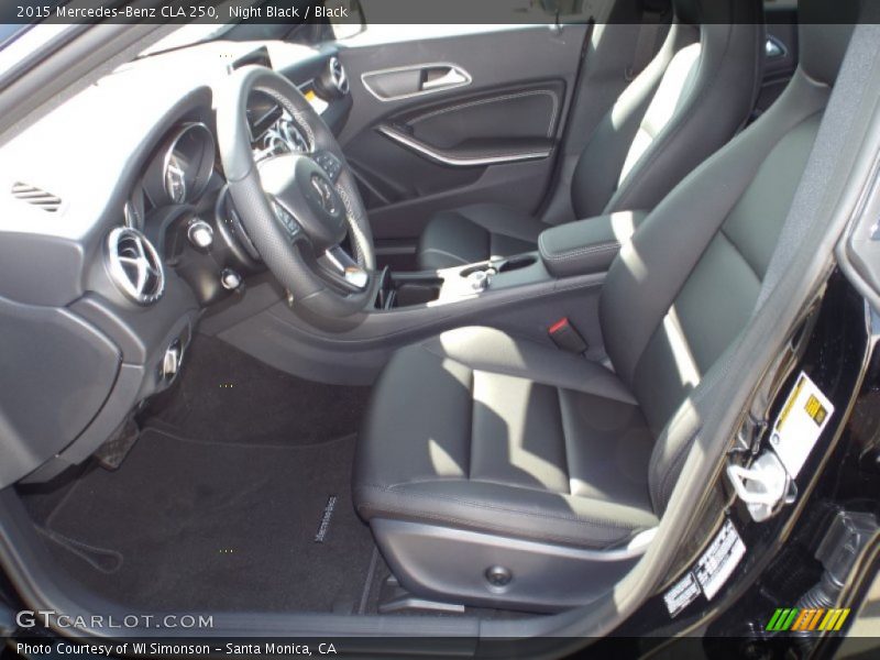 Night Black / Black 2015 Mercedes-Benz CLA 250