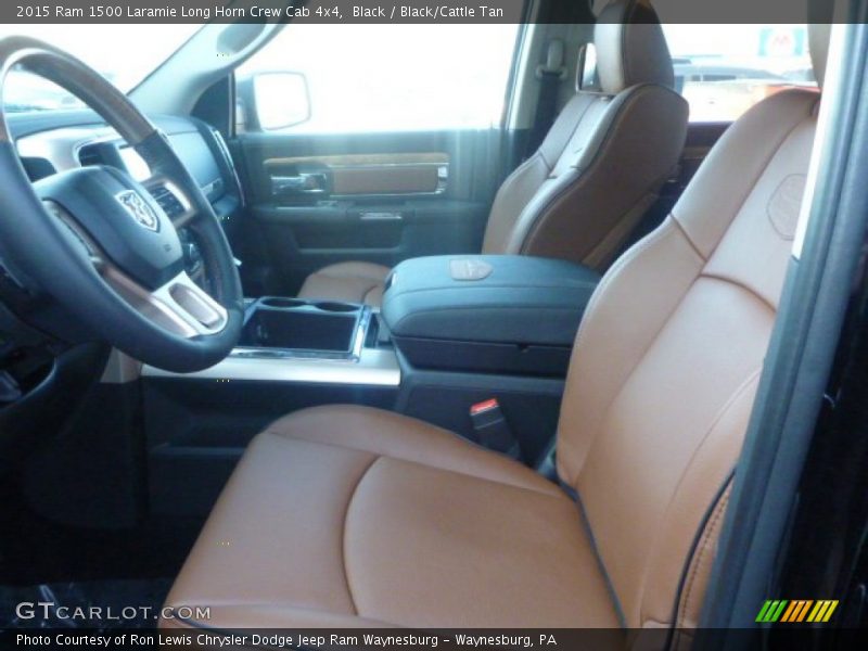 Front Seat of 2015 1500 Laramie Long Horn Crew Cab 4x4