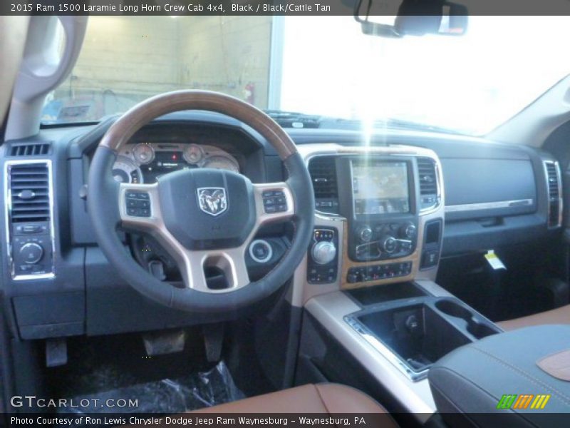 Dashboard of 2015 1500 Laramie Long Horn Crew Cab 4x4