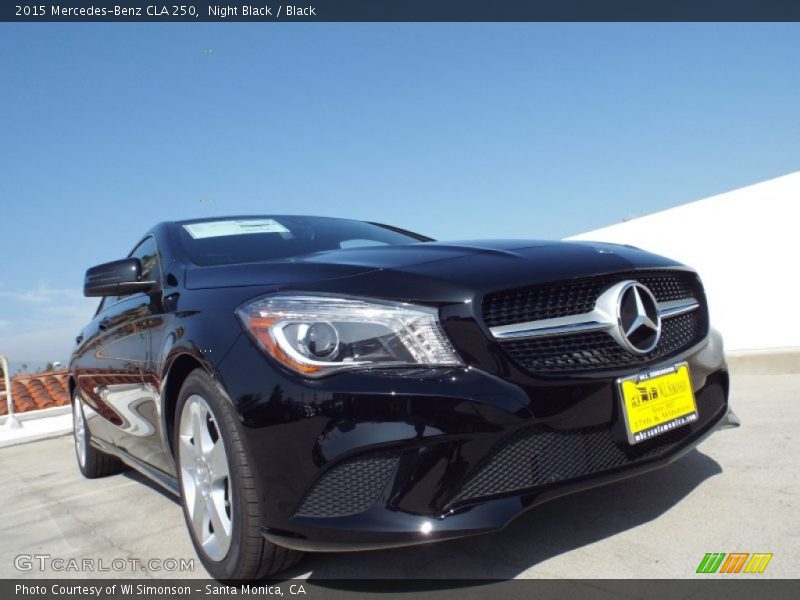Night Black / Black 2015 Mercedes-Benz CLA 250