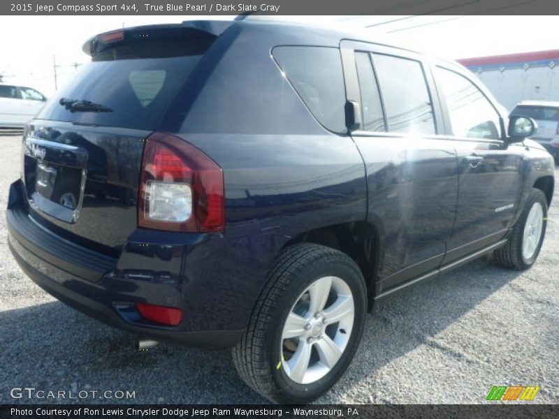 True Blue Pearl / Dark Slate Gray 2015 Jeep Compass Sport 4x4