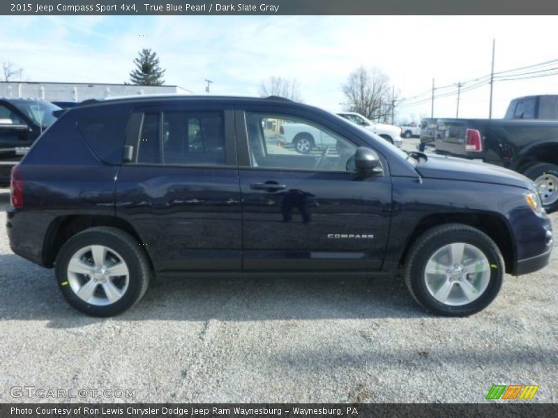 True Blue Pearl / Dark Slate Gray 2015 Jeep Compass Sport 4x4