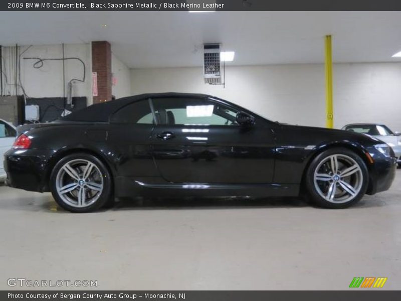 Black Sapphire Metallic / Black Merino Leather 2009 BMW M6 Convertible