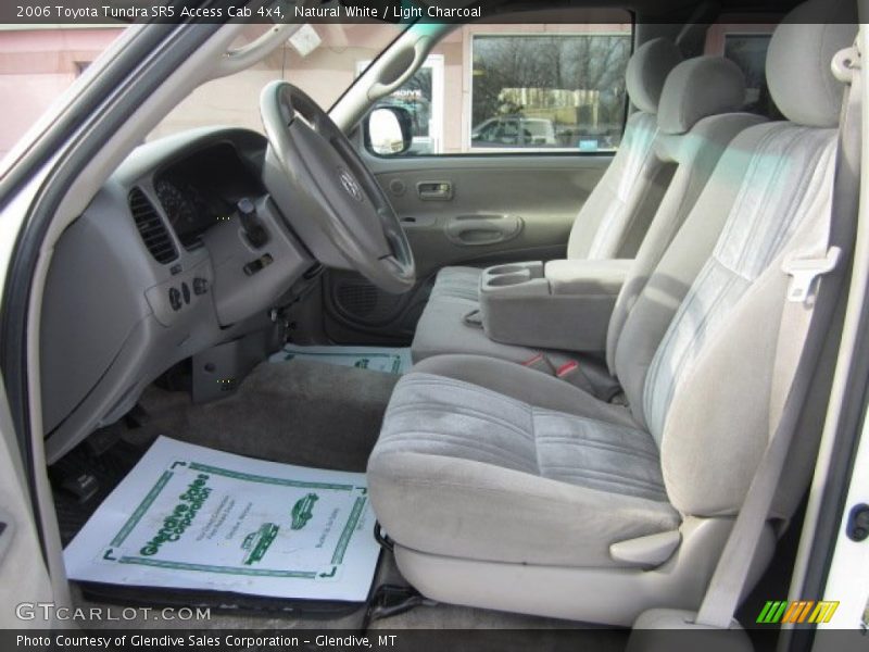 Natural White / Light Charcoal 2006 Toyota Tundra SR5 Access Cab 4x4