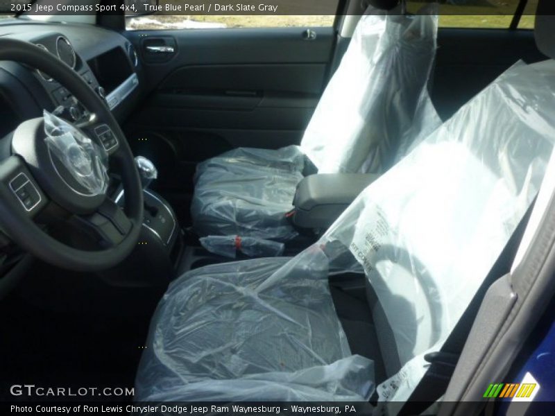 True Blue Pearl / Dark Slate Gray 2015 Jeep Compass Sport 4x4