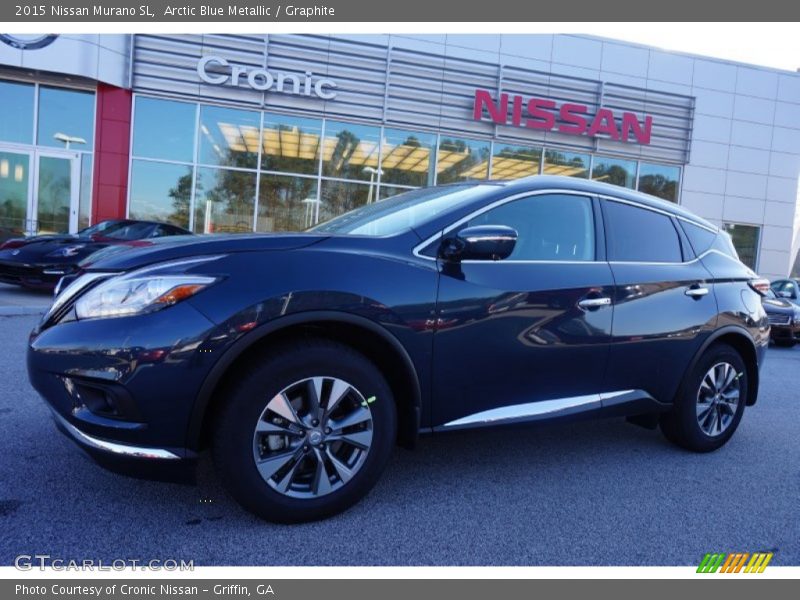 Arctic Blue Metallic / Graphite 2015 Nissan Murano SL