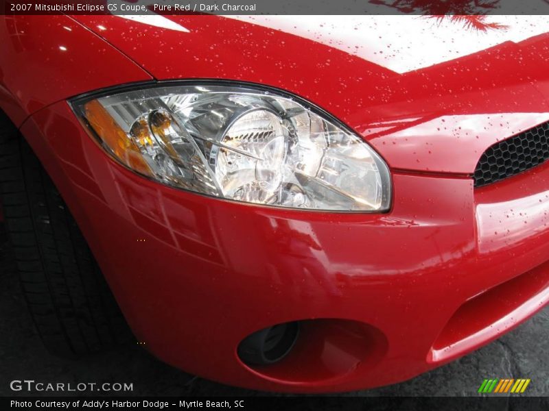 Pure Red / Dark Charcoal 2007 Mitsubishi Eclipse GS Coupe