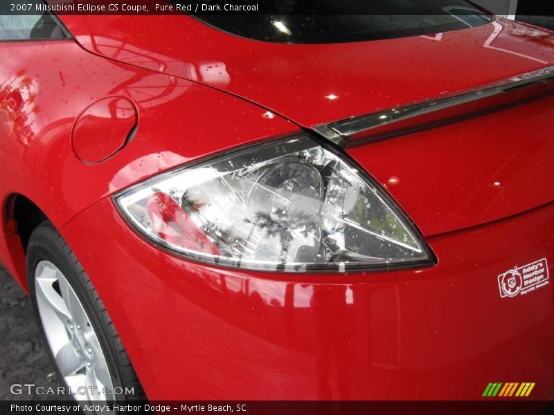 Pure Red / Dark Charcoal 2007 Mitsubishi Eclipse GS Coupe