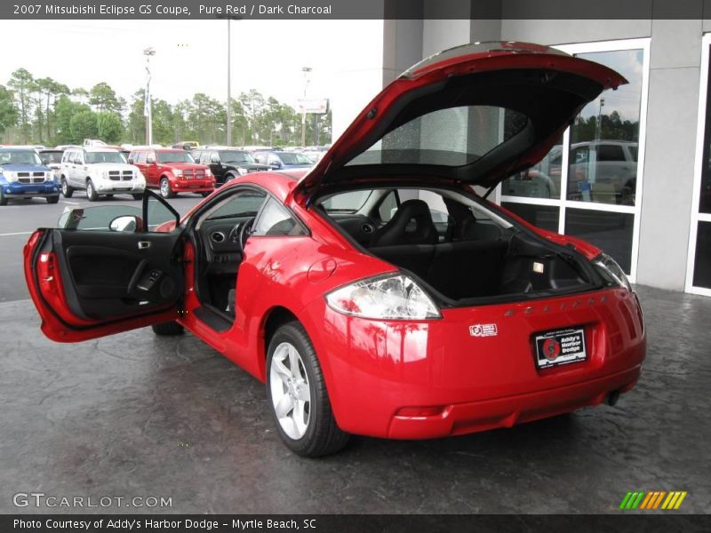Pure Red / Dark Charcoal 2007 Mitsubishi Eclipse GS Coupe