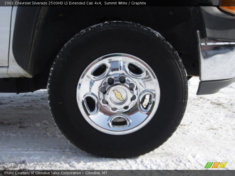 Summit White / Graphite 2001 Chevrolet Silverado 2500HD LS Extended Cab 4x4