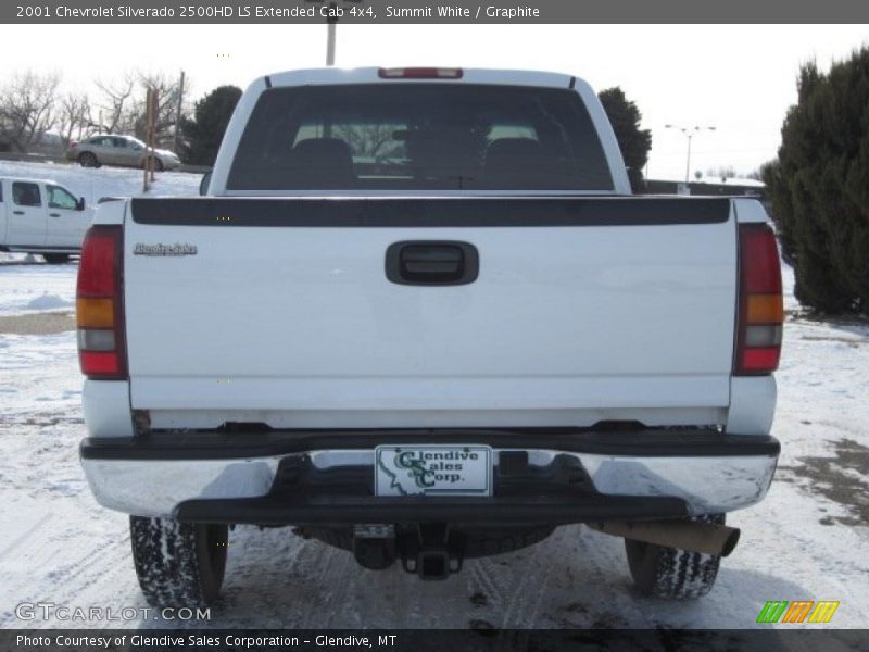 Summit White / Graphite 2001 Chevrolet Silverado 2500HD LS Extended Cab 4x4