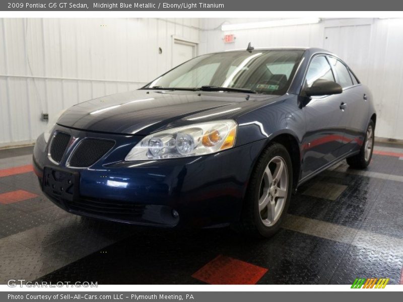 Midnight Blue Metallic / Ebony/Light Titanium 2009 Pontiac G6 GT Sedan