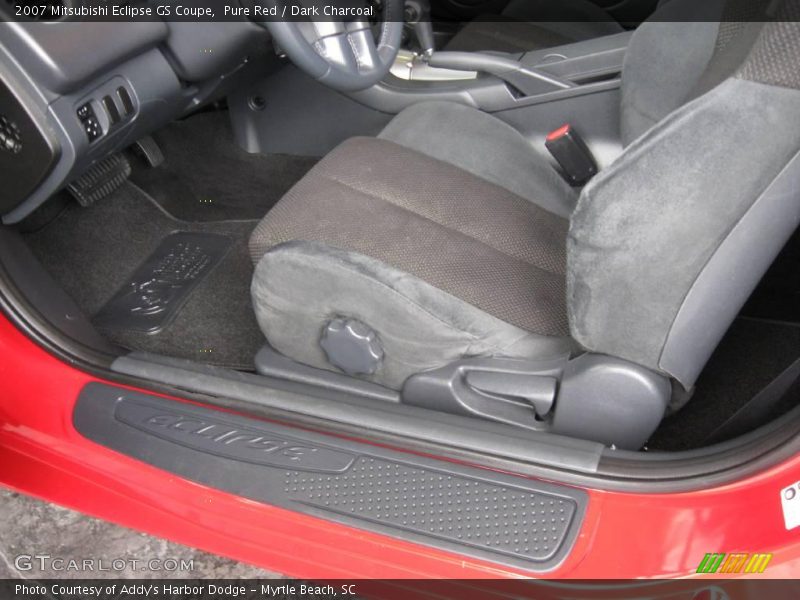 Pure Red / Dark Charcoal 2007 Mitsubishi Eclipse GS Coupe