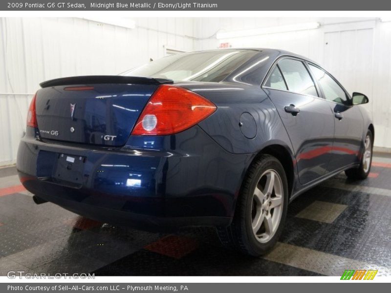 Midnight Blue Metallic / Ebony/Light Titanium 2009 Pontiac G6 GT Sedan