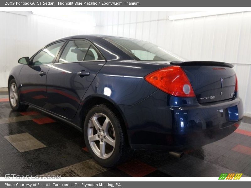 Midnight Blue Metallic / Ebony/Light Titanium 2009 Pontiac G6 GT Sedan