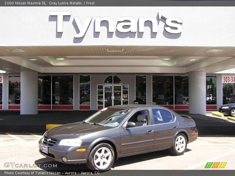 Gray Lustre Metallic / Frost 2000 Nissan Maxima SE