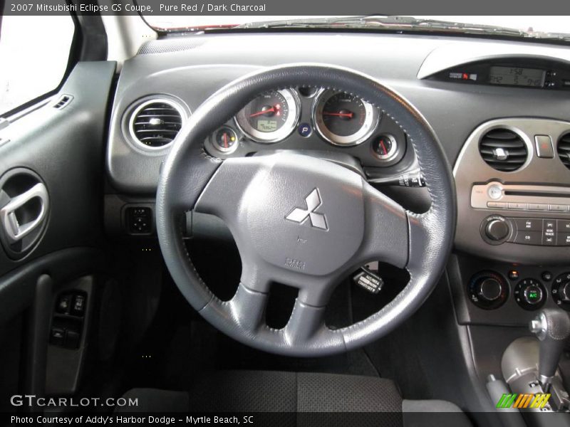 Pure Red / Dark Charcoal 2007 Mitsubishi Eclipse GS Coupe