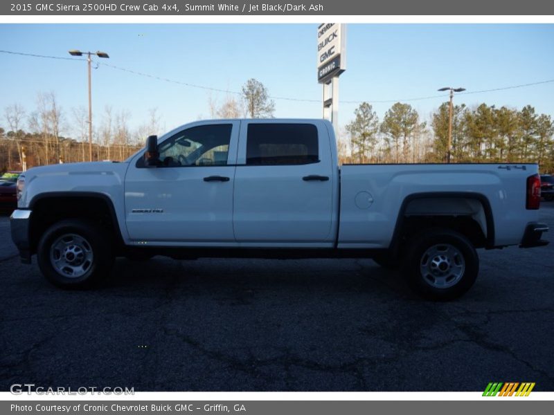Summit White / Jet Black/Dark Ash 2015 GMC Sierra 2500HD Crew Cab 4x4