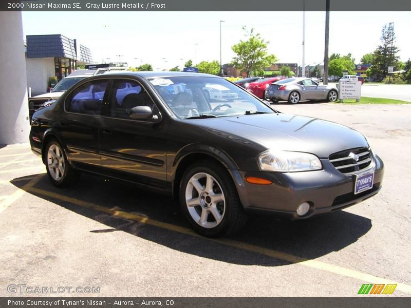 Gray Lustre Metallic / Frost 2000 Nissan Maxima SE