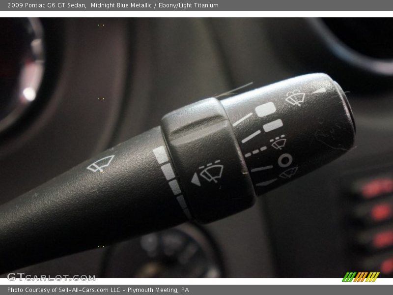 Midnight Blue Metallic / Ebony/Light Titanium 2009 Pontiac G6 GT Sedan