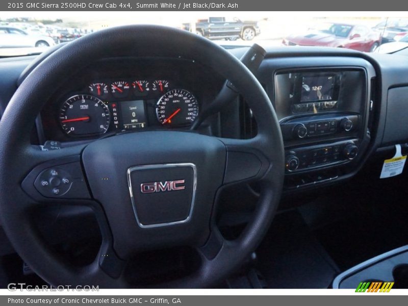Summit White / Jet Black/Dark Ash 2015 GMC Sierra 2500HD Crew Cab 4x4