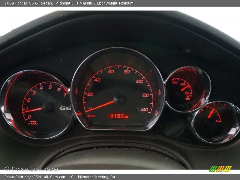  2009 G6 GT Sedan GT Sedan Gauges