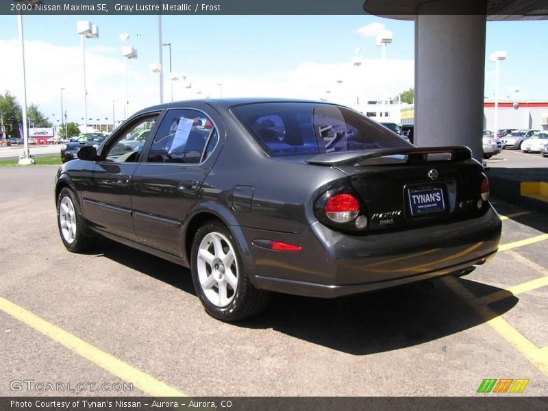Gray Lustre Metallic / Frost 2000 Nissan Maxima SE