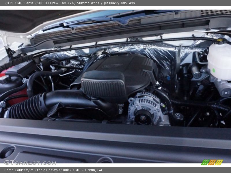 Summit White / Jet Black/Dark Ash 2015 GMC Sierra 2500HD Crew Cab 4x4