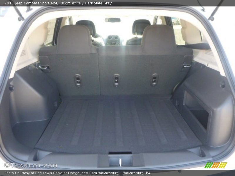 Bright White / Dark Slate Gray 2015 Jeep Compass Sport 4x4