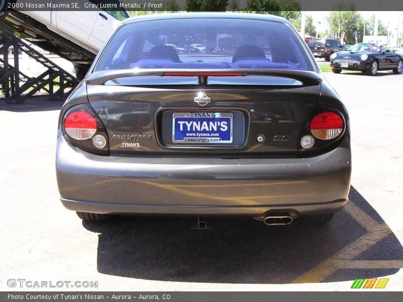 Gray Lustre Metallic / Frost 2000 Nissan Maxima SE