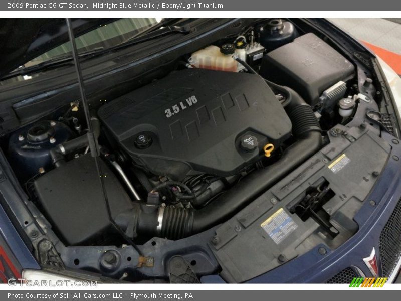 Midnight Blue Metallic / Ebony/Light Titanium 2009 Pontiac G6 GT Sedan