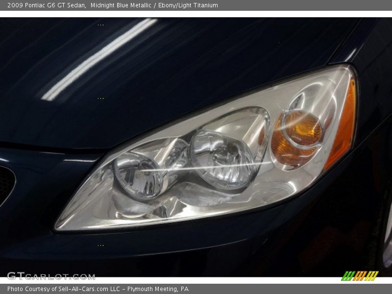 Midnight Blue Metallic / Ebony/Light Titanium 2009 Pontiac G6 GT Sedan