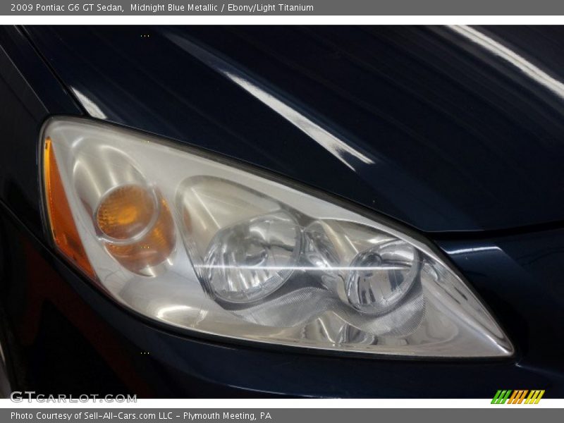 Midnight Blue Metallic / Ebony/Light Titanium 2009 Pontiac G6 GT Sedan