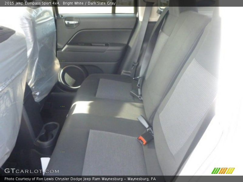 Bright White / Dark Slate Gray 2015 Jeep Compass Sport 4x4