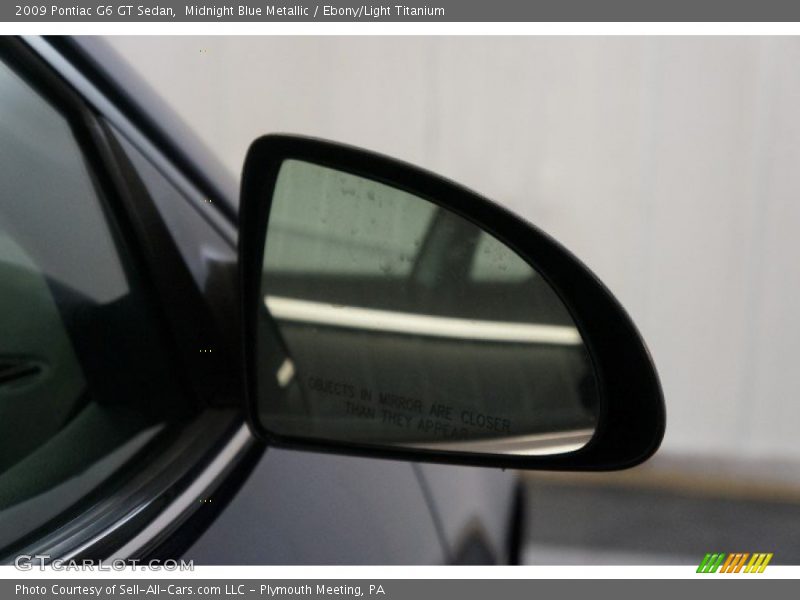 Midnight Blue Metallic / Ebony/Light Titanium 2009 Pontiac G6 GT Sedan