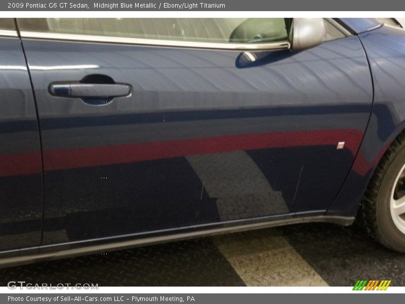Midnight Blue Metallic / Ebony/Light Titanium 2009 Pontiac G6 GT Sedan