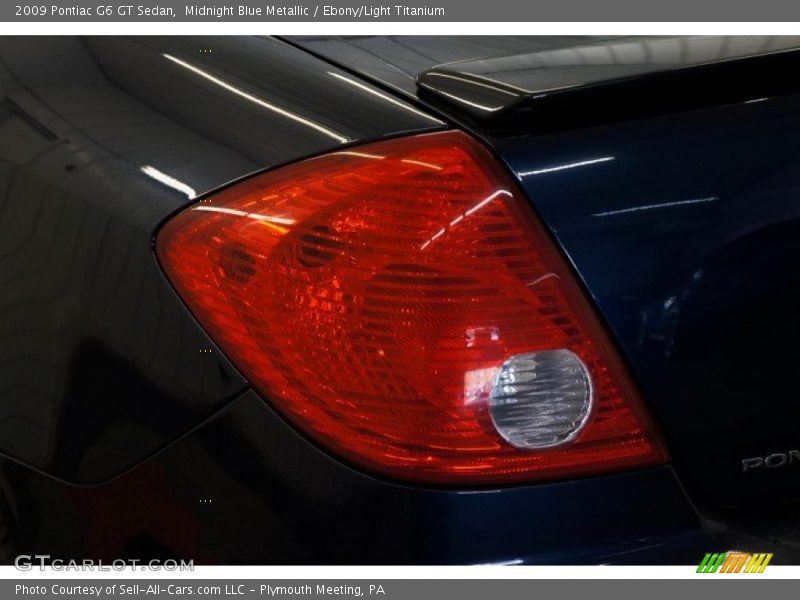 Midnight Blue Metallic / Ebony/Light Titanium 2009 Pontiac G6 GT Sedan