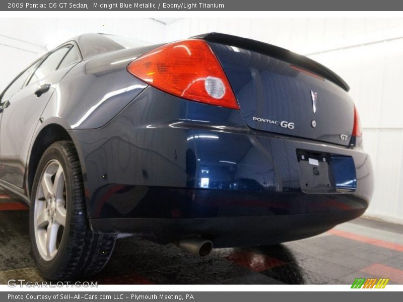Midnight Blue Metallic / Ebony/Light Titanium 2009 Pontiac G6 GT Sedan