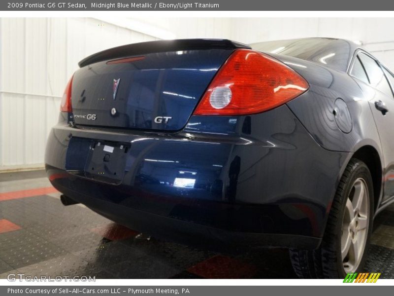 Midnight Blue Metallic / Ebony/Light Titanium 2009 Pontiac G6 GT Sedan