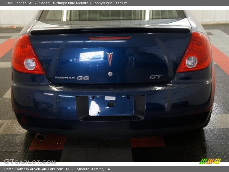 Midnight Blue Metallic / Ebony/Light Titanium 2009 Pontiac G6 GT Sedan