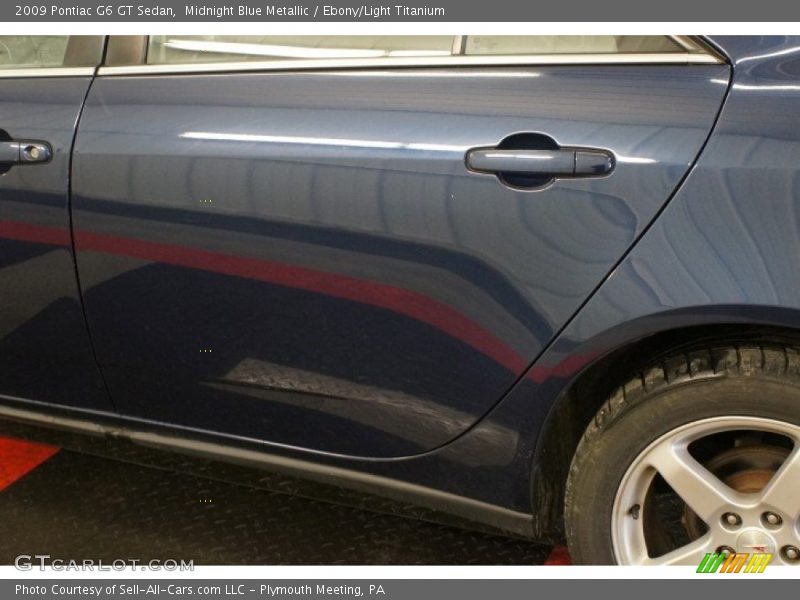 Midnight Blue Metallic / Ebony/Light Titanium 2009 Pontiac G6 GT Sedan